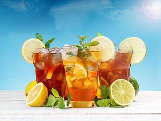 Image showing Ice tea