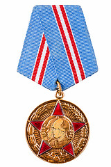 Image showing Russian (soviet) medal for participation in the Second World War