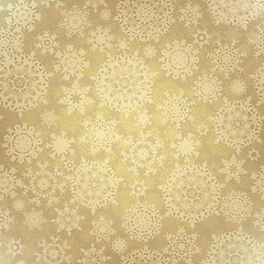 Image showing Christmas pattern snowflake background. EPS 8