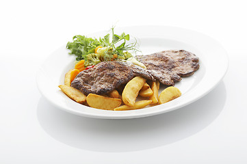 Image showing Steak on the plate