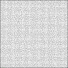 Image showing Vector illustration of perfect maze. EPS 8