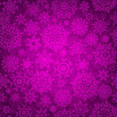 Image showing Seamless deep purple christmas pattern. EPS 8