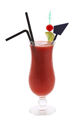 Image showing Strawberry cocktail