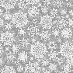 Image showing Light silver abstract Christmas background. EPS 8