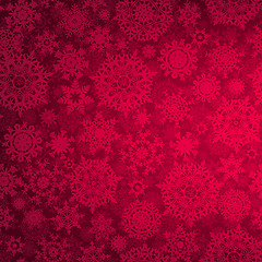 Image showing Seamless deep red christmas texture pattern. EPS 8