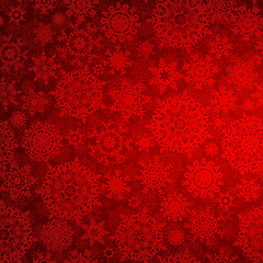 Image showing Seamless deep red christmas texture pattern. EPS 8