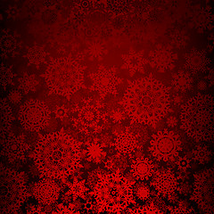 Image showing Seamless deep red christmas texture. EPS 8