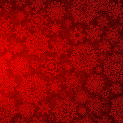 Image showing Seamless deep red christmas texture pattern. EPS 8