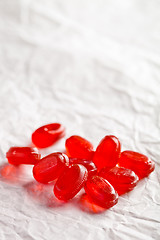 Image showing heap of red candies