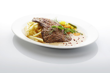 Image showing Steak on the plate