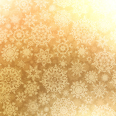 Image showing Christmas pattern snowflake, seamless. EPS 8