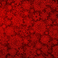 Image showing Seamless deep red christmas. EPS 10