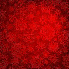 Image showing Seamless deep red christmas texture pattern. EPS 8