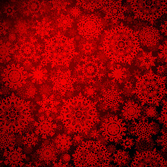 Image showing Seamless deep red christmas texture pattern. EPS 8