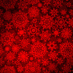 Image showing Seamless deep red christmas texture pattern. EPS 8