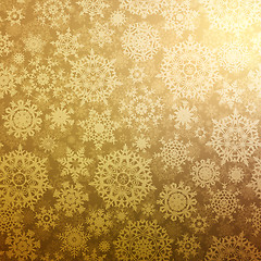 Image showing Christmas pattern snowflake, seamless. EPS 8