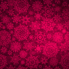 Image showing Seamless deep red christmas texture pattern. EPS 8