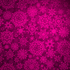 Image showing Seamless purple christmas texture pattern. EPS 8