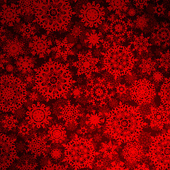 Image showing Seamless deep red christmas texture pattern. EPS 8