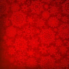 Image showing Seamless deep red christmas texture pattern. EPS 8