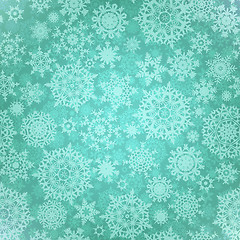 Image showing Christmas seamless pattern snowflake. EPS 8