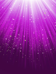 Image showing Stars on purple striped background. EPS 8