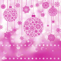 Image showing Christmas background with copyspace. EPS 8