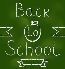 Image showing Back to school background with text 