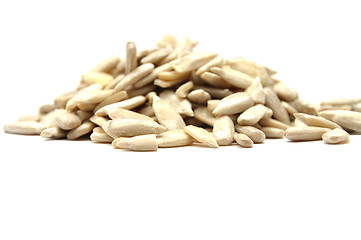 Image showing Detailed but simple image of sunflower seed