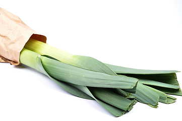 Image showing Vegetables in paper bag