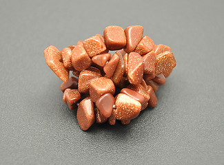 Image showing Detailed and colorful image of glittering goldstone