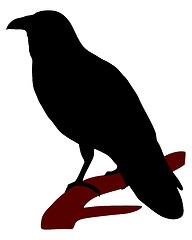 Image showing Raven Silhouette