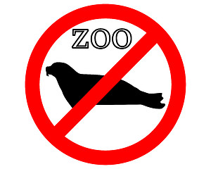 Image showing Seal in zoo prohibited