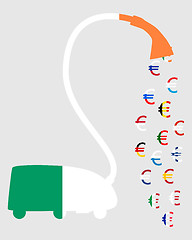 Image showing Irish Euro vacuum cleaner