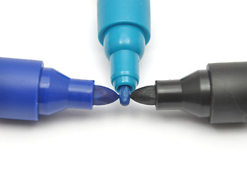 Image showing Three Crayons