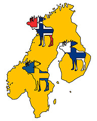 Image showing Scandinavian moose