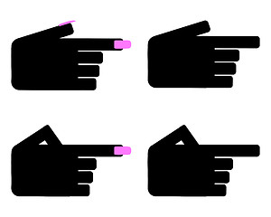 Image showing Directional Hand sign