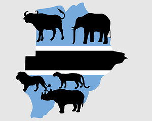 Image showing Big Five Botswana