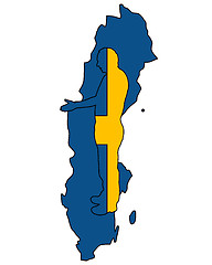 Image showing Swedish handshake