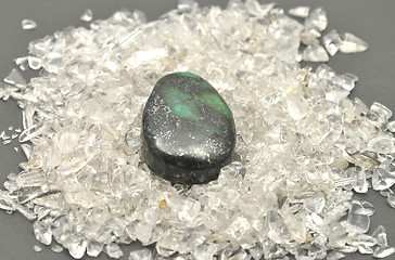 Image showing Detailed and colorful image of zoisite mineral