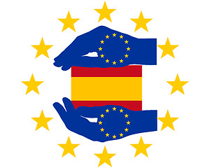 Image showing European Help for Spain