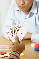 Image showing Winning hand