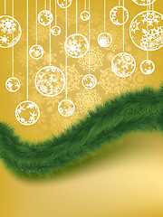 Image showing Merry Christmas Elegant Background. EPS 8