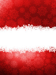 Image showing Elegant red christmas background. EPS 8