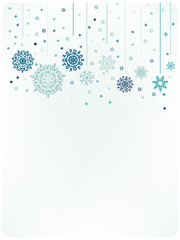Image showing Christmas card template. EPS 8