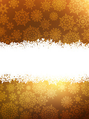 Image showing Elegant gold christmas background. EPS 8