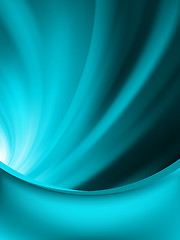 Image showing Abstract blue wave. EPS 8