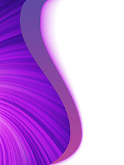 Image showing Fiolet purple and white wave burst. EPS 8