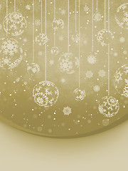 Image showing Christmas elegant beige background. EPS 8