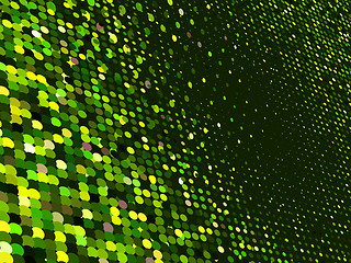 Image showing Abstract dot green mosaic background. EPS 8